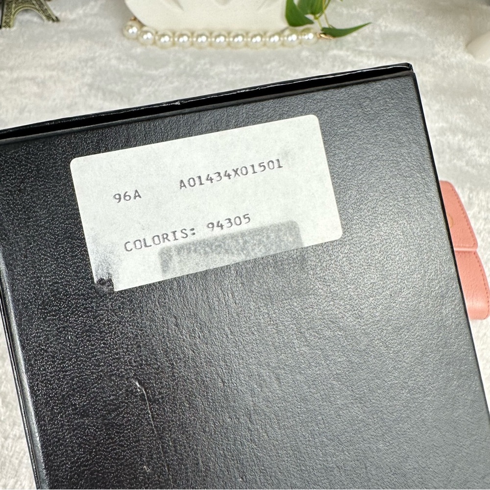 CHANEL WALLET pink leather with Camilla flower and original box BEAUTIFUL WALLET - Picture 14 of 16